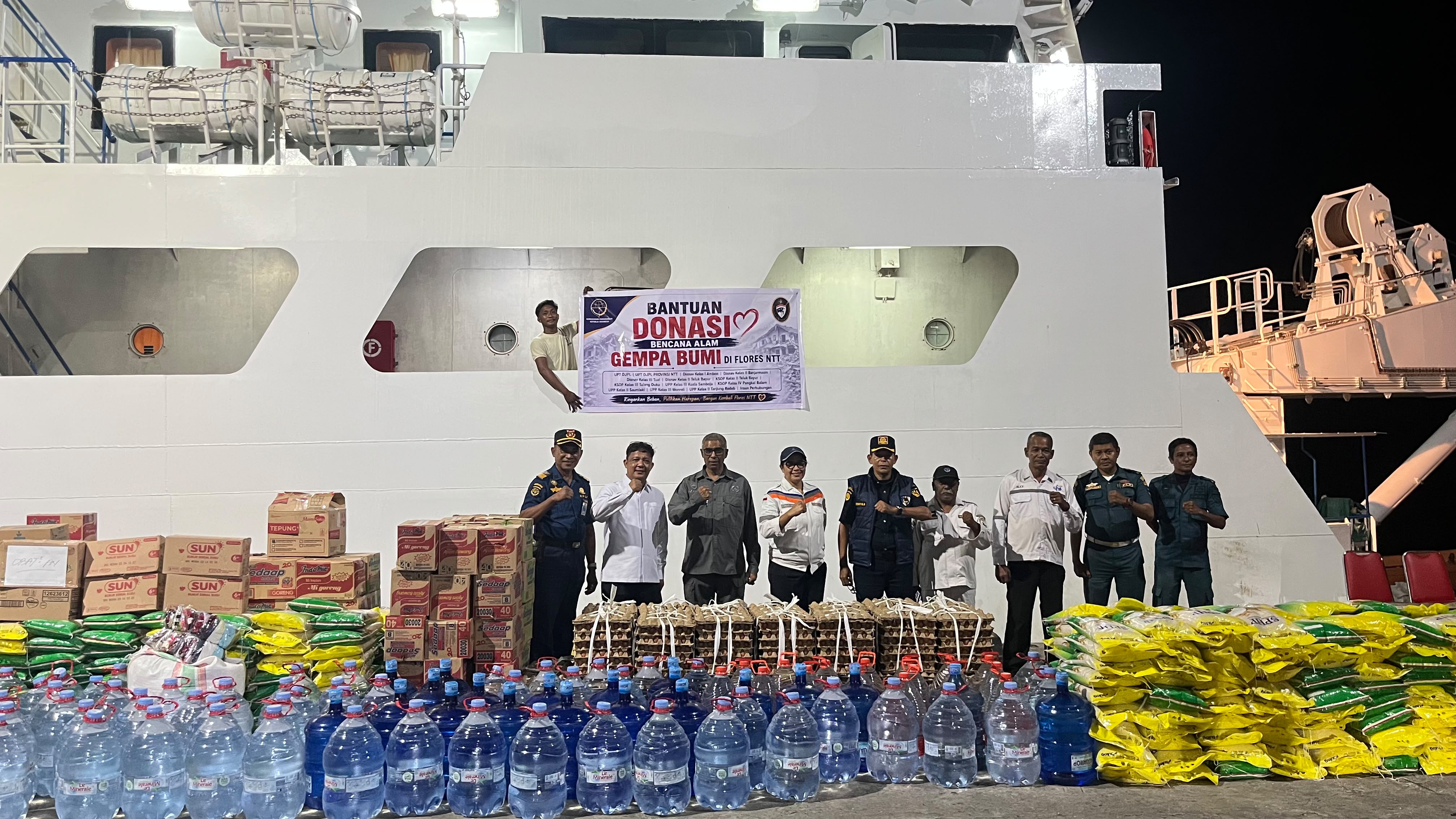 Pascagempa NTT, Kemenhub Optimalkan Transportasi Laut untuk Distribusi Bantuan Kemanusiaan